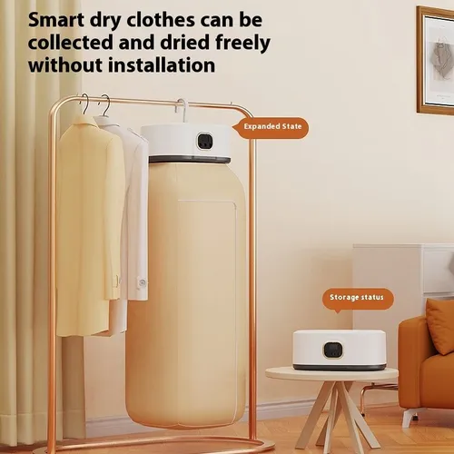 Portable Household Small Drying Machine Baby Clothes Dormitory Foldable Display Screen Dryer