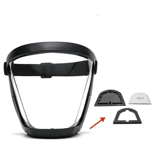 one-piece protective mask