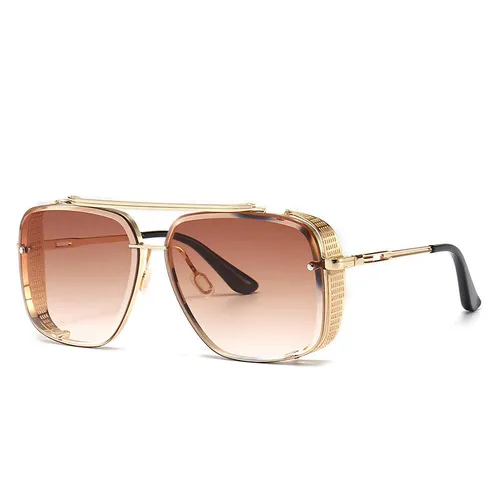 New Punk Sunglasses for Men Fashion Square Vintage Steampunk Glasses Luxury Oculos De Sol Masculino Luxe Lunette De Soleil Homme