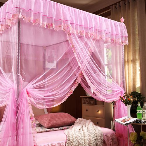 2025 new style floor-standing palace mosquito net three doors
