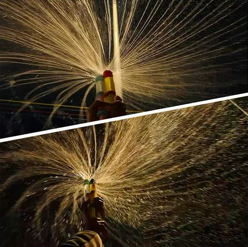 Firework-Shaped Water Spray Toy Children's Outdoor Beach Play Water Gun