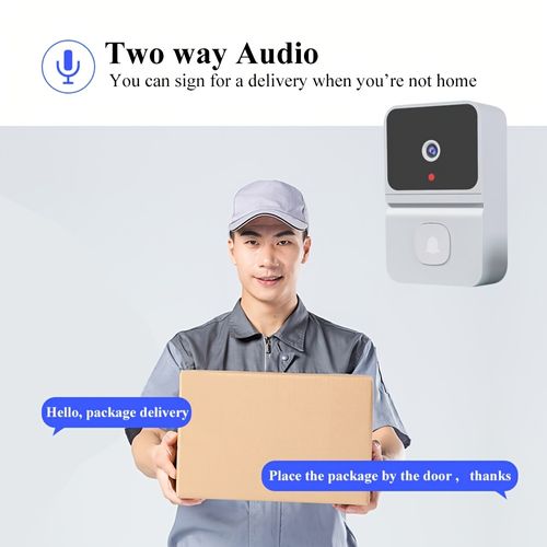 Smart WiFi Doorbell, Wireless Security Camera