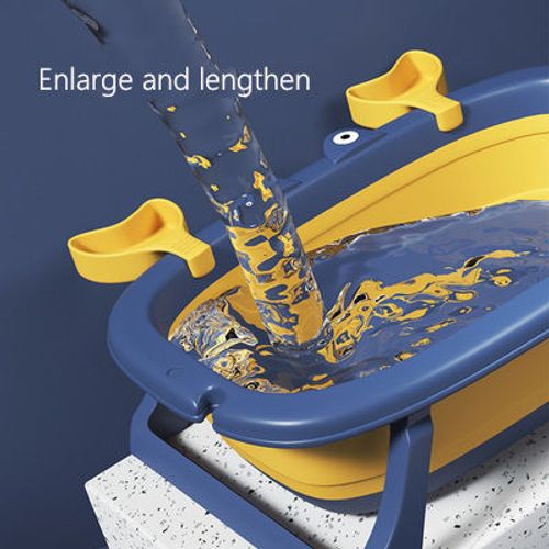 Portable foldable baby bathtub