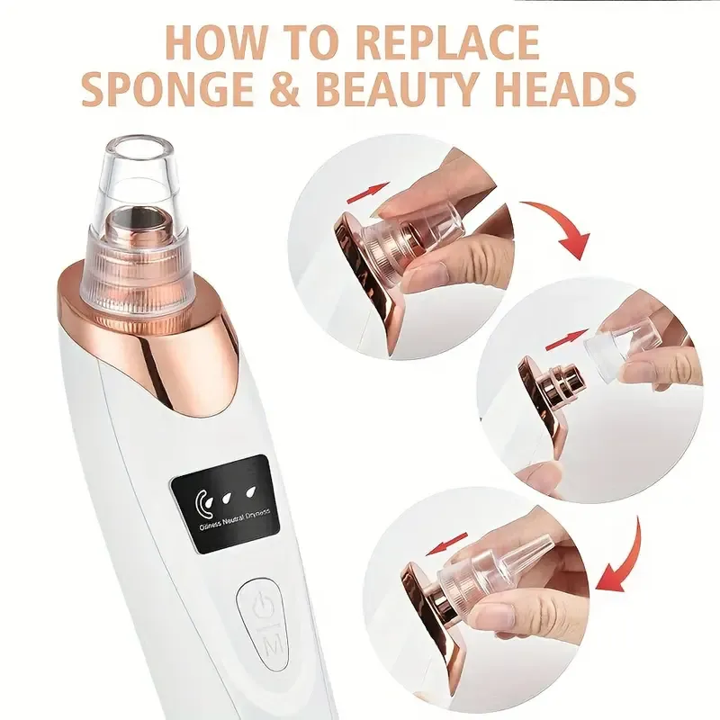 Blackhead remover, facial cleanser, facial pore cleaner -