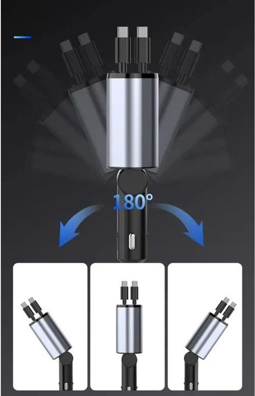 With a car charger in hand, no worry about power on the go