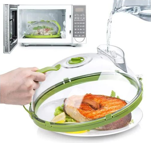 Microwave splash-proof cover High temperature resistant food heating cover Food preservation cover