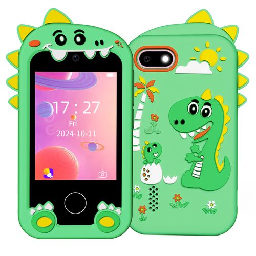 Children's mobile phone camera touch screen educational early education machine dinosaur rainbow horse photo recording game machine gift