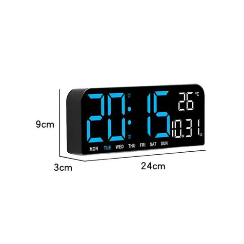 Large Digital Alarm Clock Wall Clock