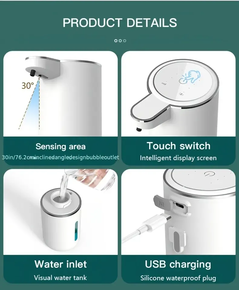 P11 automatic sensor soap dispenser popular foam mobile phone detergent automatic sensor wall-mounted dispenser