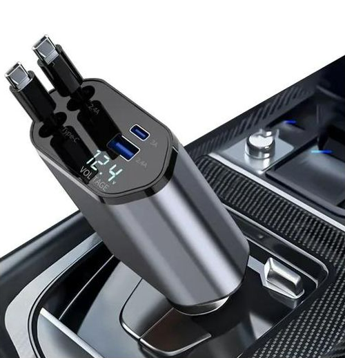 With a car charger in hand, no worry about power on the go