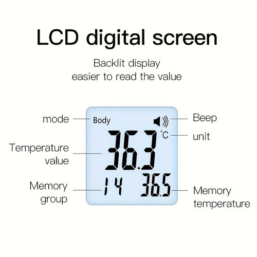 Fast and accurate non-contact digital thermometer for mothers and babies with fever alarm