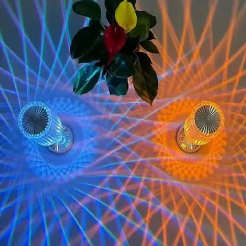 2025new LED Crystal Table Lamp Touch Remote Control Acrylic Night