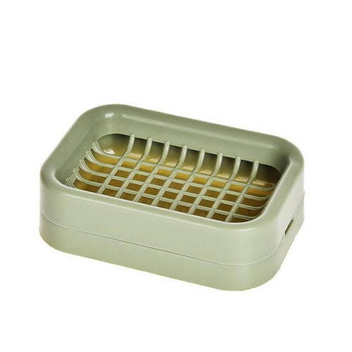 Cloudoon 3PCS Soap Box Holder with Drainage – Soap Storage Rack for Bathroom, Soap Dish with Soap Drain