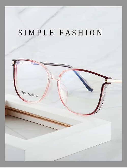 Chic Anti - Blue Light Round - Square Glasses
