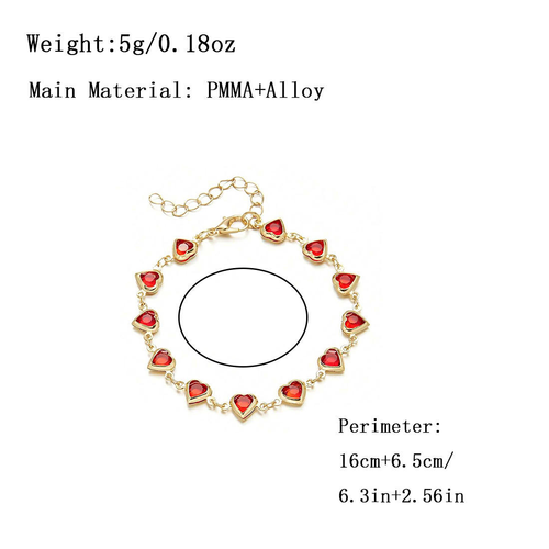 Heart-shaped bracelet