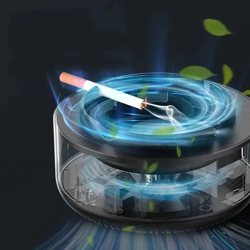 Smart ashtray purification, instantly eliminates secondhand smoke and odor