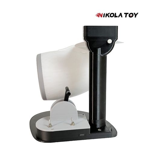 NIKOLATOY upgraded desktop USB fan creative turbofan engine shape JetFan
