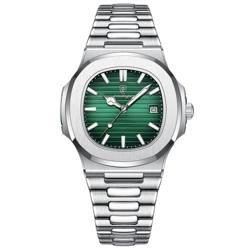 New Men's Watch P613 Reloj Hombre Custom Logo Stainless Steel Quartz Watch Men's Luxury Waterproof Date Watch