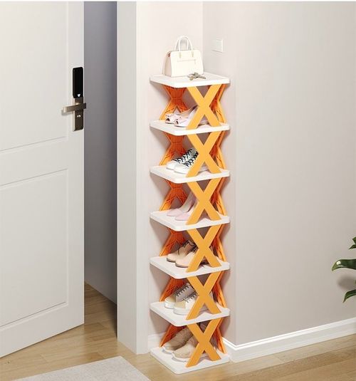 2025 Hot Sale Storage Folding Adjustable Shoe Wardrobe Grouping Organizer Double Layer Shoe Rack