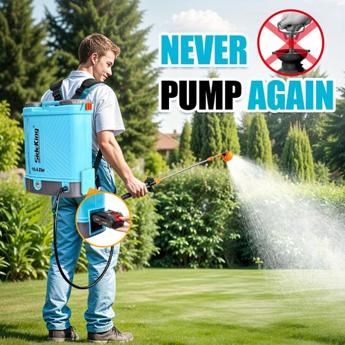 SIDEKING 4 Gallon Electric Backpack Sprayer