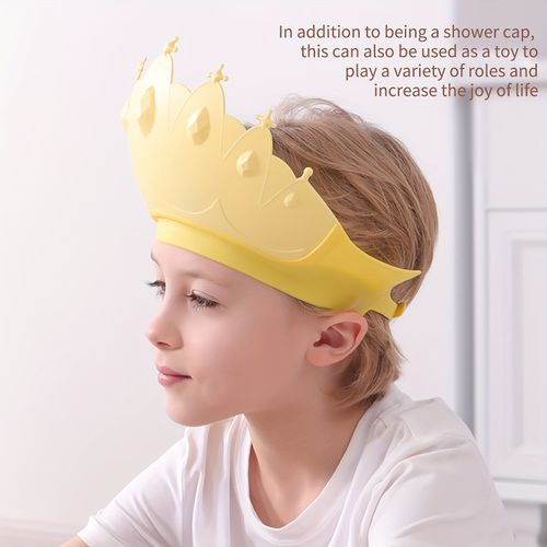 Kids Resistant Ear Shower Cap - Waterproof, Adjustable Shower Cap