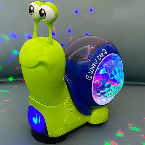 Crawling Crab Sensory Toys 0-3 Years Old Children Interactive Music Walking Dancing Electronic Pet Snail Toy Gift