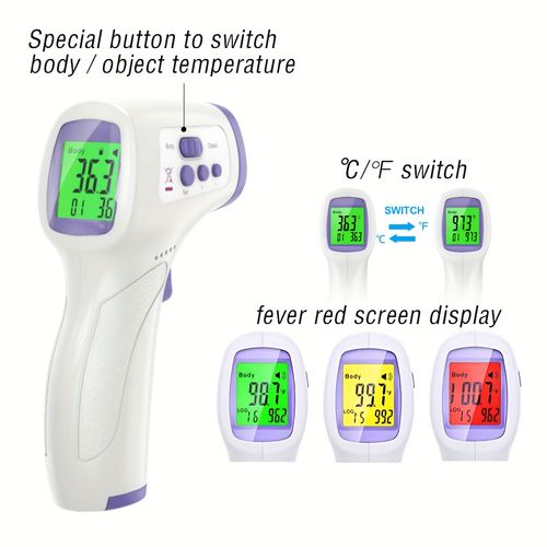 Fast and accurate non-contact digital thermometer for mothers and babies with fever alarm