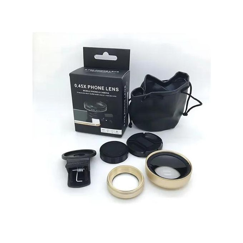 0.45x Ultra - Wide + 12.5x Macro Lens - Universal HD Clip - on Phone Camera Lens: Expand Views, Explore Details!