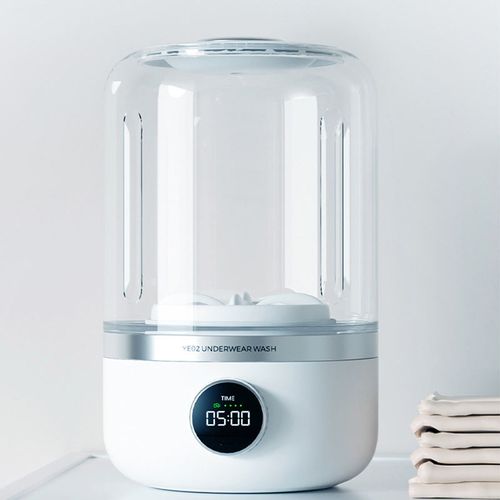 Mini washing machine portable smart no need to install touch screen function suitable for small underwear and socks laundry