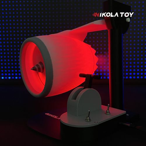 NIKOLATOY upgraded desktop USB fan creative turbofan engine shape JetFan