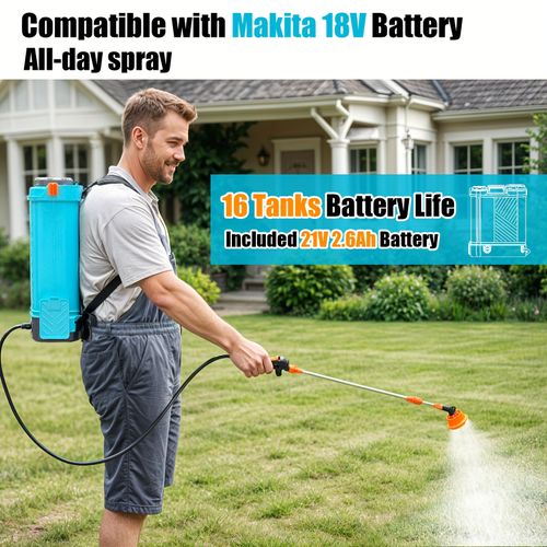 SIDEKING 4 Gallon Electric Backpack Sprayer