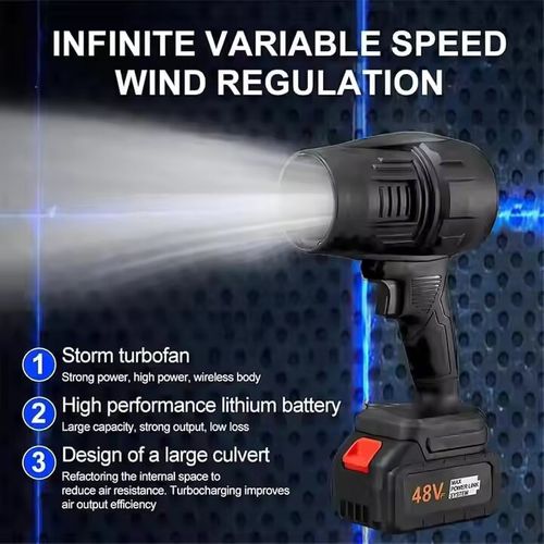 Cordless Compressed Jet Blower Air Duster Turbine Blower