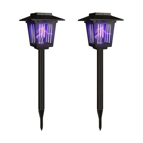 Solar powered mosquito killer lamp