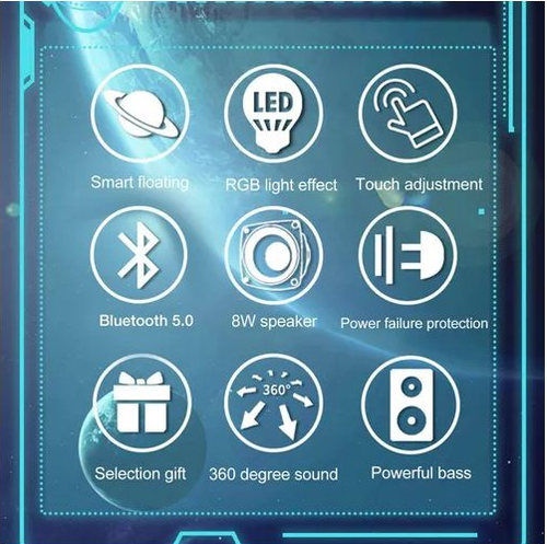 Magnetic levitation bluetooth speaker desktop creative speaker home stereo touch cool computer speaker