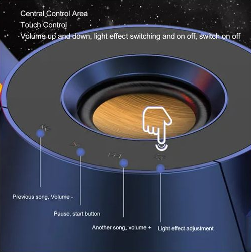 Magnetic levitation bluetooth speaker desktop creative speaker home stereo touch cool computer speaker