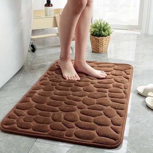 Simple toilet door mat bathroom non-slip floor mat toilet absorbent foot mat