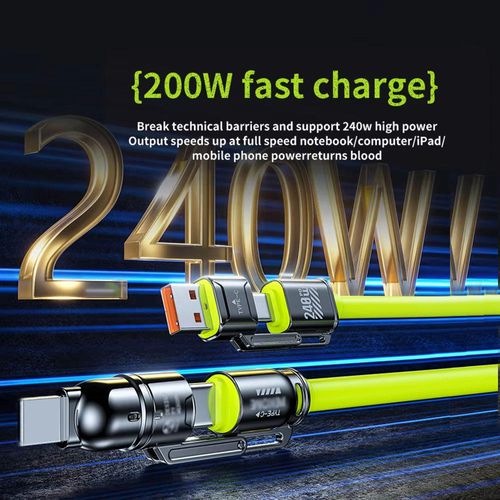 New 4-in-1 PD65W Type-C Data Cable
