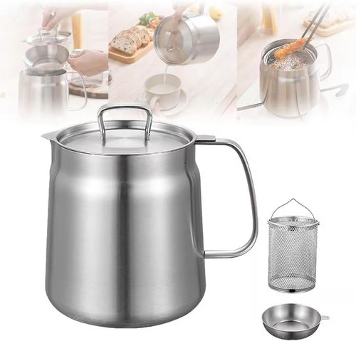 304 Stainless Steel Deep Fryer Pot: Safe, Durable & Ideal for Crispy Homemade Fries