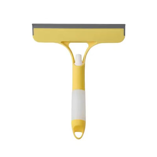 multi-functional glass scraper, 3-in-1 glass cleaning tool, window cleaner, glass brush, household mirror cleaning tool, water-spraying brush