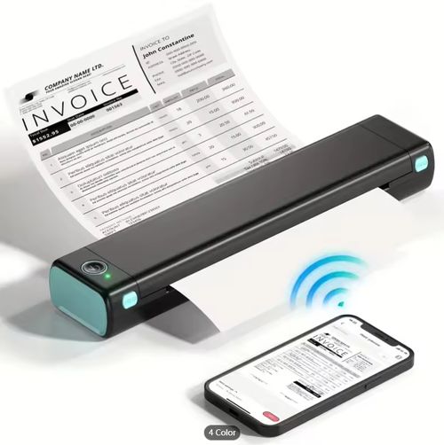 Bluetooth-Enabled Home Printer: Syncs seamlessly with phones, compact design, perfect for home use—easy printing of photos, docs anytime.