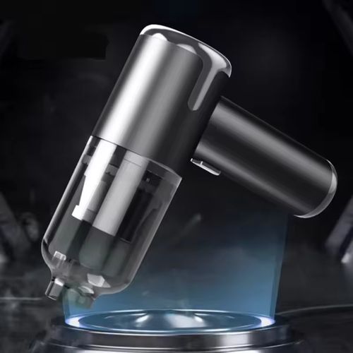 Car vacuum cleaner - powerful suction, compact design, easy to clean for car interiors