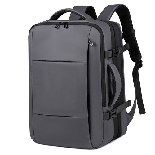 Large Capacity Expandable Men's Backpack - Multi-functional, Short Trip Use, Dry-Wet Separation