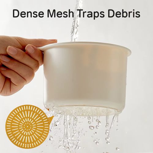 Household kitchen sink strainer basket separator for draining food scraps easy to clean