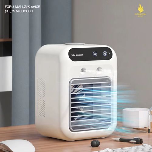 spray mini air conditioner desktop cooling fan dormitory mobile air conditioner fan small air cooler