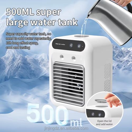 spray mini air conditioner desktop cooling fan dormitory mobile air conditioner fan small air cooler