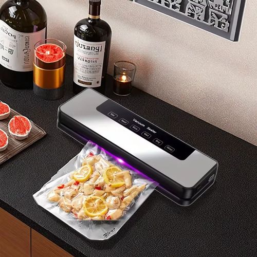Sealer machine efficient sealing for food bags plastic packages easy to operate home kitchen use