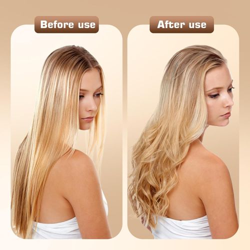 Hair straightener - instant heating, adjustable temp, creates sleek straight hair, salon-quality results at home