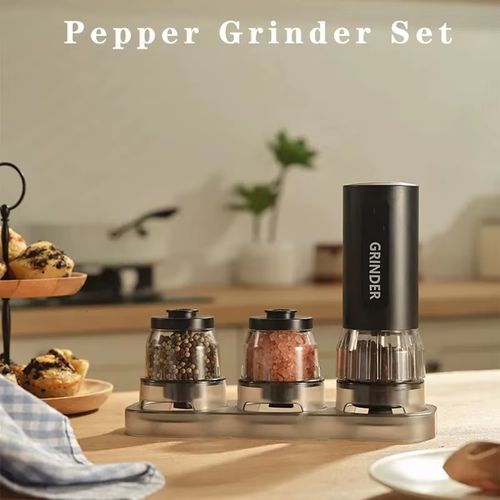 multifunctional electric pepper grinder household multi-spice grinder sichuan pepper sea salt sesame black pepper grinder