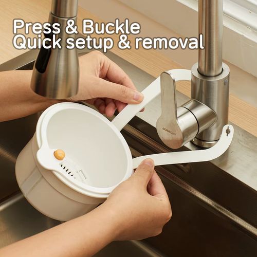 Household kitchen sink strainer basket separator for draining food scraps easy to clean