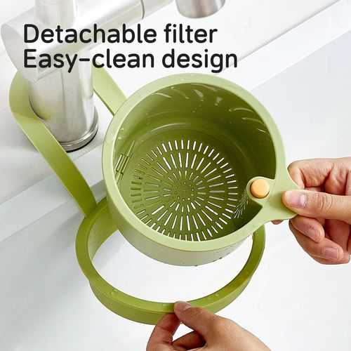 Household kitchen sink strainer basket separator for draining food scraps easy to clean